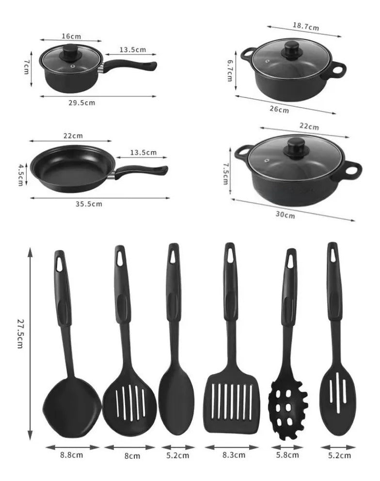 Juego De Utensilios De Cocina 13 Piezas